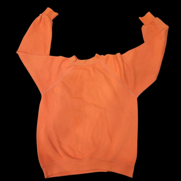 Vintage 90s Drummond Island Michigan Orange Sweatshirt Top Size: XS - Picture 3 of 5